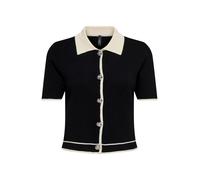 ONLY Cardigan 'ONLELEA' beige / noir, Taille M