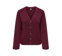 ONLY Cardigan 'ONLHAZEL' lie de vin, Taille M