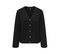 ONLY Onlhazel Ls Cardigan BF KNT, Noir, M Femme