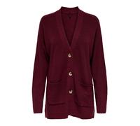 ONLY Cardigan 'ONLIBI' rouge rubis, Taille S