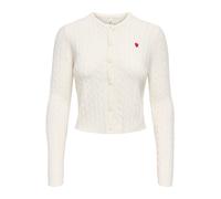 ONLY Cardigan 'ONLKatia' blanc naturel, Taille S