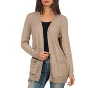 ONLY Cardigan 'ONLLesly' beige chiné, Taille L