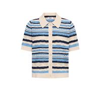 ONLY Cardigan 'ONLLULA' beige / bleu / bleu marine, Taille L