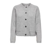ONLY Onlpiemonte L/S Cardigan KNT Noos, Gris Clair chiné, XS Femme