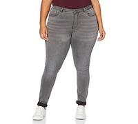 Only Carmakoma CARAUGUSTA Life HW SK DNN BJ312 Noos Jeans, Dark Grey Denim, 46W x 32L Femme