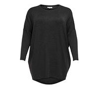 ONLY Carmakoma CARCARMA L/S Long Top Noos T-Shirt, Noir, XL Grande Taille Femme