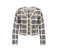 ONLY Carmakoma Cardigan 'CARLOA' beige / noir, Taille XL-XXL