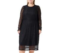 ONLY CARMAKOMA Caremila Ls Lace Dress JRS Mini Robe, Noir, 48/50 Femme
