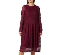 ONLY CARMAKOMA Caremila Ls Lace Dress JRS Mini Robe, Rouge, 48-50 Grande Taille Femme