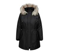 ONLY CARMAKOMA Carirena Parka Coat Otw, Parkas aux femmes, Black, XL-54
