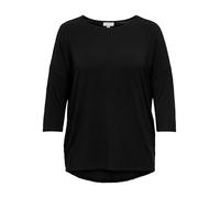 ONLY CARMAKOMA Carlamour 3/4 JRS Noos Top pour Femme Noir Taille XL 54