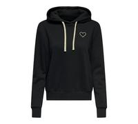 ONLY Carmakoma Carnoli L/S Heart Hood SWT Noos Sweat à Capuche, Noir, XL Femme