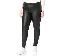 ONLY Carmakoma Carpunk Reg SK Coated Pants Jean Skinny, Noir (Black), W39/L32 (Taille Fabricant: 50) Femme