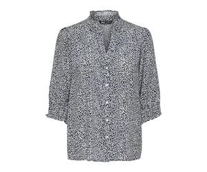 ONLY Carmakoma Carraya WVN Noos T-Shirt 3/4, Bleu Nuit, 48 Femmes