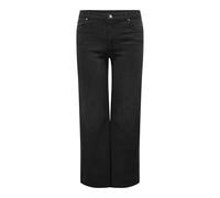 ONLY Carmakoma Carsnow Hw Wide DNM Jeans PIM WB, Noir délavé, 44W / 32L