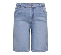 ONLY Carmakoma Carsonny Hw Wide DNM Shorts Nas843 Noos, Bleu Jeans Clair, 48 Femme