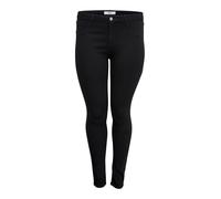 ONLY Carmakoma Carthunder Push Up Reg Skinny Jeans Noos, Noir (Black Black), W34 (Taille Fabricant: 44) Femme