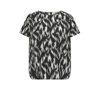 ONLY Carmakoma CARVICA Life SS Top WVN Noos, Noir/AOP : 581 Black Scarlett, 48