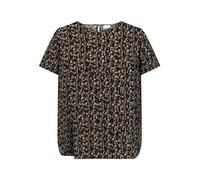 ONLY CARMAKOMA Carvica Life SS Top WVN Noos T-Shirt pour Femme, Noir/Motif cora, 50