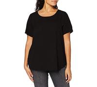 Only Carmakoma CARVICA SS AOP Top Noos T-Shirt, Noir, 46 Femme