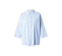 ONLY Carmakoma Chemisier 'CARAUGUSTA' bleu / blanc, Taille XL