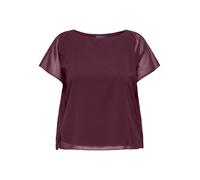 ONLY Carmakoma Chemisier 'CARCOKO' lie de vin, Taille XL