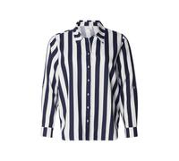 ONLY Carmakoma Chemisier 'CARGOA' marine / blanc, Taille 5XL