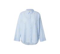 ONLY Carmakoma Chemisier 'CARNEW LINA GRACE' bleu clair / jaune / vert / blanc, Taille XXL