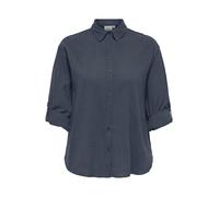 ONLY Carmakoma Chemisier 'CARTIZANA' bleu-gris, Taille XL