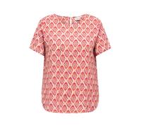 ONLY Carmakoma Chemisier 'CARVICA' crème / bleu clair / rose / rouge, Taille XXXL