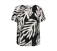 ONLY Carmakoma Chemisier 'CARVica' noir / blanc, Taille XXL