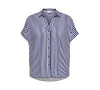 ONLY Carmakoma Chemisier 'CARYasmin' bleu foncé / blanc, Taille 6XL