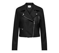 ONLY Carmakoma Faux Leather Carcarmen OTW Noos Biker en Cuir synthétique, Noir, Numeric_52 Femmes