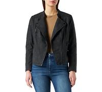 ONLY Carmakoma Femme Caravana Faux Biker Ess Blouson Not Applicable, Noir (Black Black), 48 (Taille Fabricant: 46)