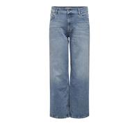 ONLY Carmakoma Femme Carjuicy Hw Wide Leg Rea365 Noos, Denim Bleu Médium, 50W / 32L EU