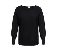 ONLY CARMAKOMA Femme Carnew Adaline L/S KNT Pull en Tricot, Noir, 48-50 Grande Taille EU