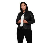 ONLY Carmakoma Femme Carrobber Veste Synthétique Noos Blouson En Cuir, Noir, 54 EU