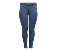 ONLY Carmakoma Femme Carthunder Push Up Reg Mbd Noos Jean skinny, Bleu (Medium Blue Denim Medium Blue Denim), 48 Grande taille EU