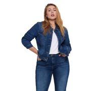 ONLY CARMAKOMA CARWESPA Life Jacket MBD Noos Blouson en Jean, Medium Blue Denim, 44 Femme