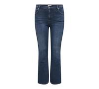 ONLY Carmakoma Femme Carwilly Hw Flared DNM Tai021 Noos Pantalon en Jean, Bleu Foncé Denim, 54W / 32L EU
