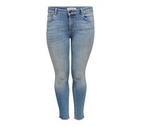 ONLY Carmakoma Femme Carwilly Reg Ank SK Jeans Rea1467 Noos Jeans Not Applicable, Light Blue Denim, 54/34