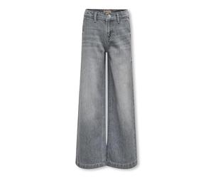 Only Carmakoma Fille Kogcomet Wide Leg DNM Mat624 Noos Jean Large, Medium Grey Denim, 140 EU