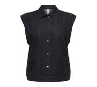 ONLY Carmakoma Gilet 'CARKennedy' noir denim, Taille 6XL