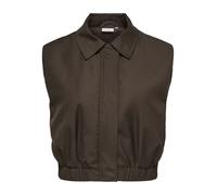 ONLY Carmakoma Gilet 'CARLissy' brun foncé, Taille 4XL