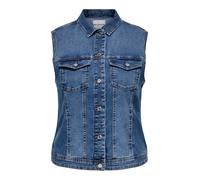 ONLY Carmakoma Gilet 'CARWespa' bleu denim, Taille 4XL
