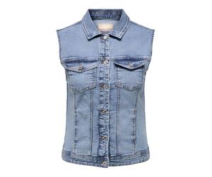 ONLY Carmakoma Gilet 'CARWespa' bleu denim, Taille M-L