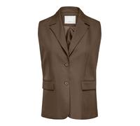 ONLY Carmakoma Gilet de costume 'CARVictoria' marron, Taille 48