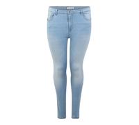 ONLY Carmakoma Jean 'Augusta' bleu denim / noisette, Taille 32-34 Longueur 30