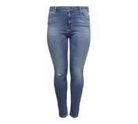 ONLY Carmakoma Carlaola Life Hw SK JNS BB Azg809 Noos, Bleu Jeans Clair, 44W x 32L Femme