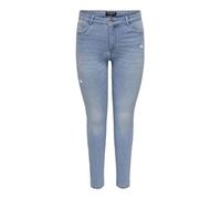 ONLY Carmakoma Jean Skinny CARSALLY Mid SK DEST BJ759 Light Medium Blue Denim 44 32 Light Medium Blue Denim (US) 44 / L32